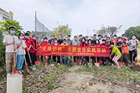 爱树护绿 共建绿色家园——江南(中国)集团党支部参加大龙街道党委组织
